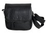 Шкіряна сумка Vip Collection 1423 Black flotar