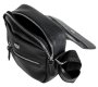 Шкіряна сумка Vip Collection 1423 Black flotar