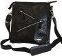 Кожаная сумка Vip Collection 1445 Black croco