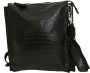 Кожаная сумка Vip Collection 1445 Black croco