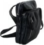 Шкіряна сумка Vip Collection 1447 Black flotar