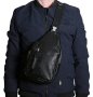 Кожаная сумка Vip Collection 1451 Black flotar