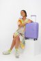 Малый чемодан American Tourister Soundbox ручная кладь – 35,5 / 41 л, 2,6 кг Лавандовый
