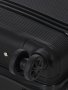 Маленька авіа валіза Snowball Mini XS – 25 л, 2,3 кг зі знімними колесами Чорна