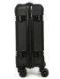 Маленька авіа валіза Snowball Mini XS – 25 л, 2,3 кг зі знімними колесами Чорна