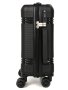 Маленька авіа валіза Snowball Mini XS – 25 л, 2,3 кг зі знімними колесами Чорна
