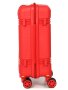 Маленька авіа валіза Snowball Mini XS – 25 л, 2,3 кг зі знімними колесами Червона