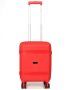 Маленька авіа валіза Snowball Mini XS – 25 л, 2,3 кг зі знімними колесами Червона