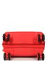 Маленька авіа валіза Snowball Mini XS – 25 л, 2,3 кг зі знімними колесами Червона
