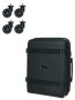 Маленька авіа валіза Snowball Mini XS – 25 л, 2,3 кг зі знімними колесами Зелена