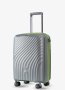 Маленький чемодан ручная кладь V&V Travel Urban – 40 / 45 л, 2,4 кг Серый