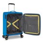 Маленький ультралегкий чемодан ручная кладь Roncato Lite Soft – 42 л, 1,7 кг Голубой