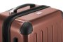 Мала 4-х колісна валіза із полікарбонату 38/42 л HAUPTSTADTKOFFER, коричнева