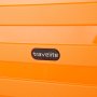 Малый 4-х колесный чемодан из полипропилена 37 л Travelite Nova, оранжевый