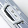 Малый алюминиевый атташе-кейс Slimline 3" Zero Halliburton, полированный голубой