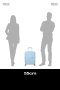 Малый чемодан American Tourister Soundbox ручная кладь – 35,5 / 41 л, 2,6 кг Голубой