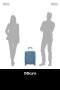 Малый чемодан American Tourister Soundbox ручная кладь – 35,5 / 41 л, 2,6 кг Голубой