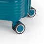 Малый чемодан Gabol Akane ручная кладь на 36/41 л из полипропилена Бирюзовый