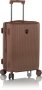 Малый чемодан Heys Earth Tones ручная кладь на 37/45 л из поликарбоната Коричневый