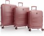 Малый чемодан Heys EZ Fashion ручная кладь на 42/51 л с отделом для ноутбука Розовый