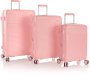 Малый чемодан Heys Pastel ручная кладь на 37/44 л из поликарбоната Розовый
