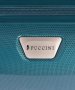 Мала валіза із пластику на 4-х колесах 37.5 л PUCCINI PARIS смарагдова