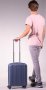 Мала валіза із полікарбонату 37,4 л Hedgren Transit Gate XS Carry-On Travel Spinner, блакитний