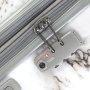 Малый чемодан из поликарбоната Heys Bianco (S) White Marble