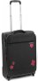 Малый чемодан на 2-х колесах 42/48 л Roncato Fresh Black/pink