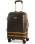 Малый чемодан на 4-х колесах 35 л Rock Valence Brown Hardshell (S)