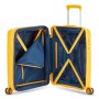 Мала валіза ручна поклажа Modo by Roncato Starlight 3.0 – 40/50 л, 2,6 кг Жовта