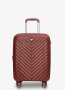 Малый чемодан ручная кладь V&amp;V Travel Invictus – 40 л, 2,2 кг Бордовый