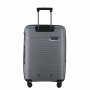 Малый чемодан ручная кладь V&amp;V Travel Summer Breeze из полипропилена на 40 л весом 2,3 кг Серый