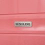 Малый чемодан Semi Line для ручной клади на 31 л весом 2,15 кг из полипропилена Розовый