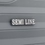 Малый чемодан Semi Line на 34 л весом 2,3 кг из полипропилена Антрацит