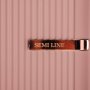 Малый чемодан Semi Line на 38 литров весом 2,83 кг Розовый