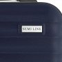 Малый чемодан Semi Line со съемными колесами из пластика на 25 л Синий