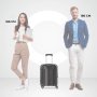 Малый чемодан Travelite Elvaa ручная кладь на 41 л весом 2,6 кг из полиппропилена Черный