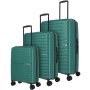 Малый чемодан Travelite Trient ручная кладь на 36 л весом 2,4 кг из полипропилена Зеленый