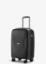 Мала валіза V&V Travel Flash light 2.0 ручна поклажа на 40 л вагою 2,2 кг з поліпропілену Чорний Мала валіза V&V Travel Flash light 2.0 ручна поклажа на 40 л вагою 2,2 кг з поліпропілену Чорний