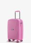 Малый чемодан V&amp;V Travel Flash light 2.0 ручная кладь на 40 л весом 2,2 кг из полипропилена Розовый