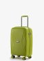 Малый чемодан V&amp;V Travel Flash light 2.0 ручная кладь на 40 л весом 2,2 кг из полипропилена Зеленый