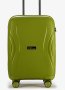 Малый чемодан V&amp;V Travel Flash light 2.0 ручная кладь на 40 л весом 2,2 кг из полипропилена Зеленый