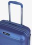Мала валіза ручна поклажа V&amp;V Travel Metallo – 38 л, 2,4 кг Синя