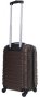 Малый пластиковый чемодан 36 л Vip Collection Nevada 20 Coffee