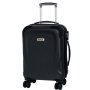 Малый пластиковый чемодан 39/46 л Rock Lunar (S) Black