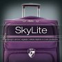 Малый тканевый чемодан 38 л на 4-х колесах Heys SkyLite, пурпурный