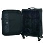 March Classic 104/121 л чемодан из полиэстера на 4-х колесах черный