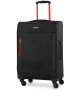 Members Hi-Lite (M) Black 49 л чемодан из полиэстера на 4 колесах черный