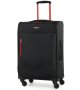 Members Hi-Lite (S/M/L) Black комплект валіз з поліестеру на 4 колесах чорний
